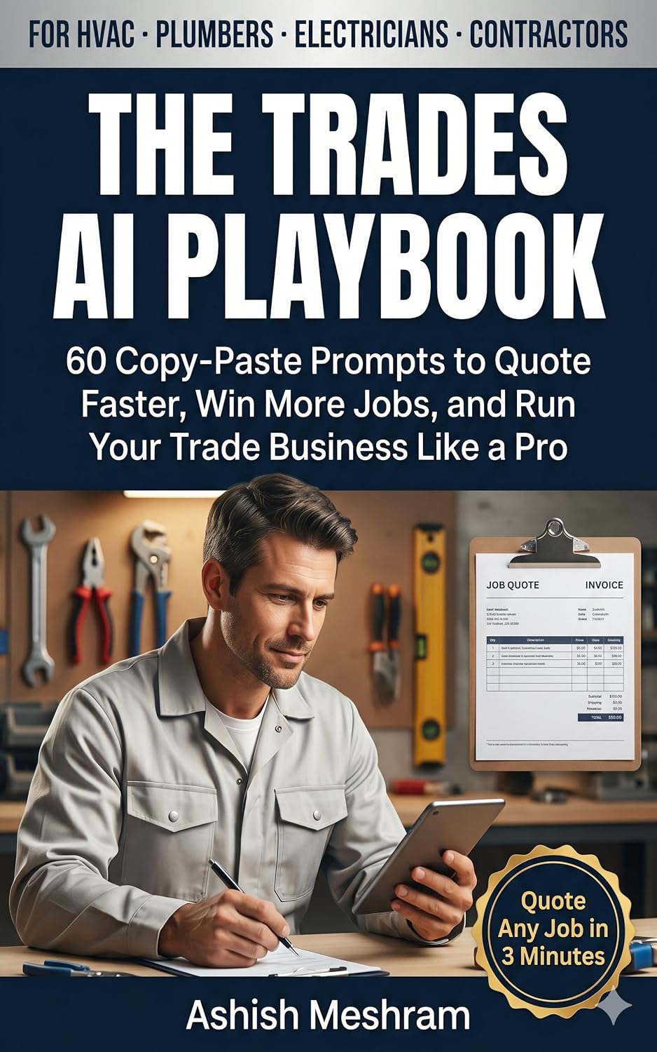 ler totalmente The Trades AI Playbook: 60 Copy-Paste Prompts to Quote Faster, Win More Jobs, and Run Your Trade Business Like a Pro (English Edition)