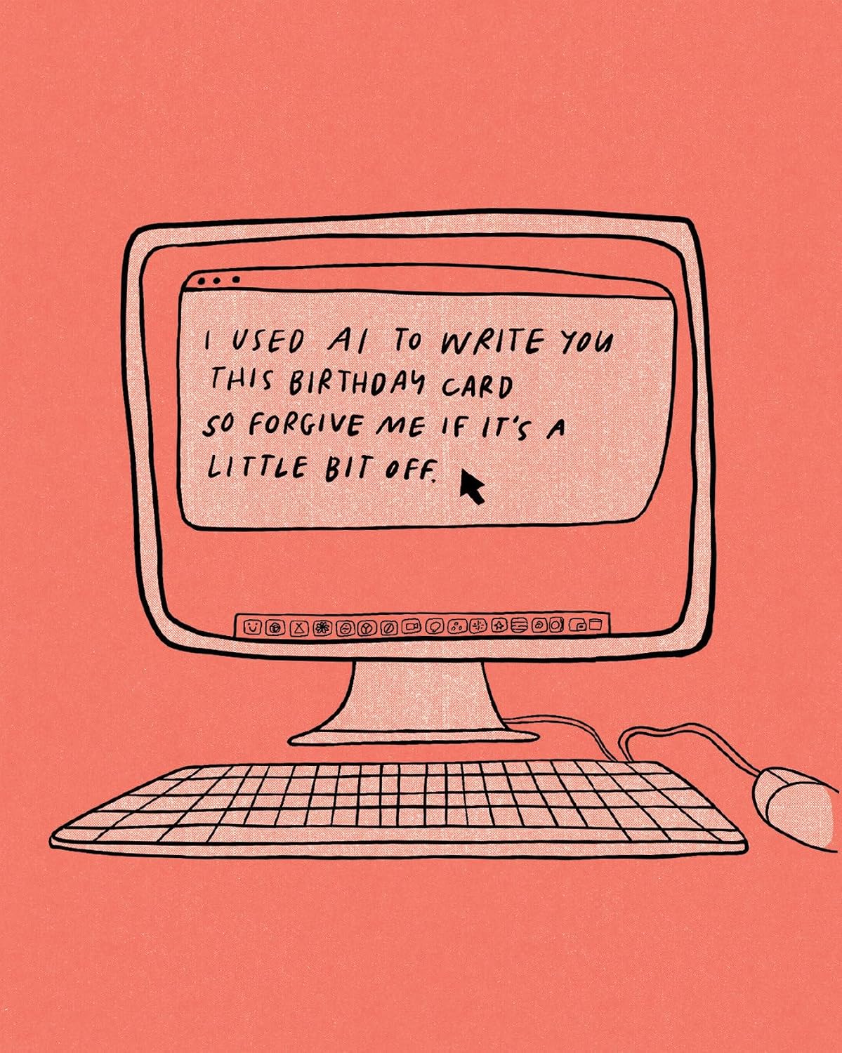 Humor Us Greeting Cards: Birthday - I used AI to write you this (Pack of 6) baixar o livro de graça