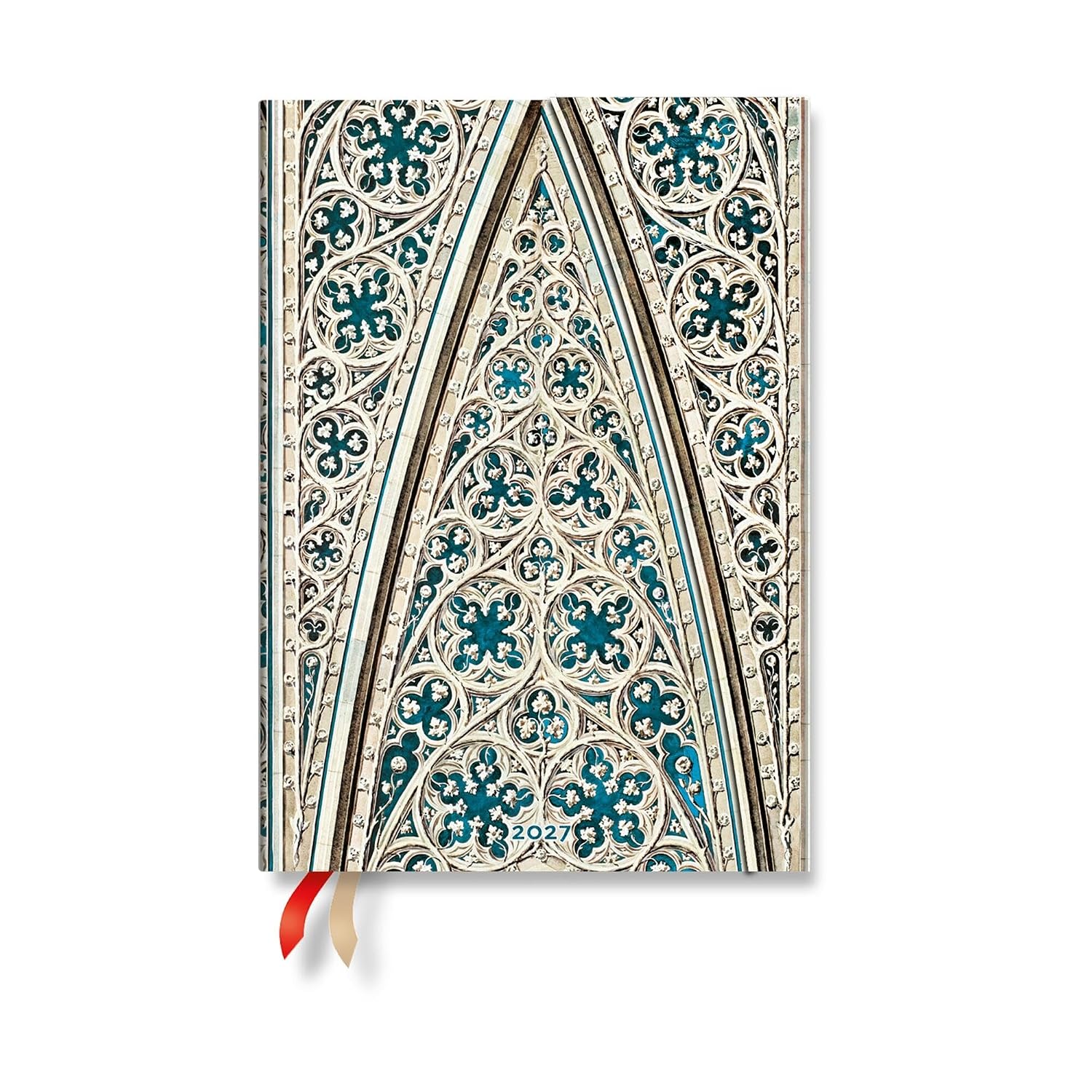ler totalmente 2027 Vault of the Milan Cathedral MIDI Horizontal Hardcover 12-Month Weekly Planner, 160pg, 100gsm by Paperblanks (Duomo Di Milano)