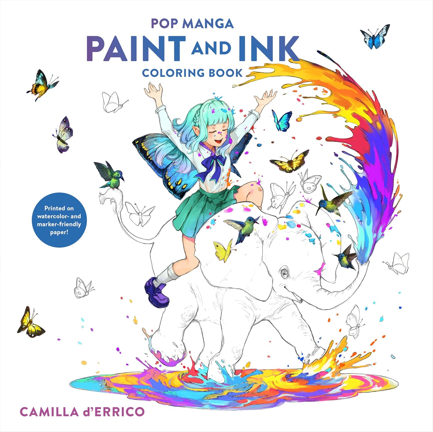 Pop Manga Paint and Ink Coloring Book baixar livro de graça
