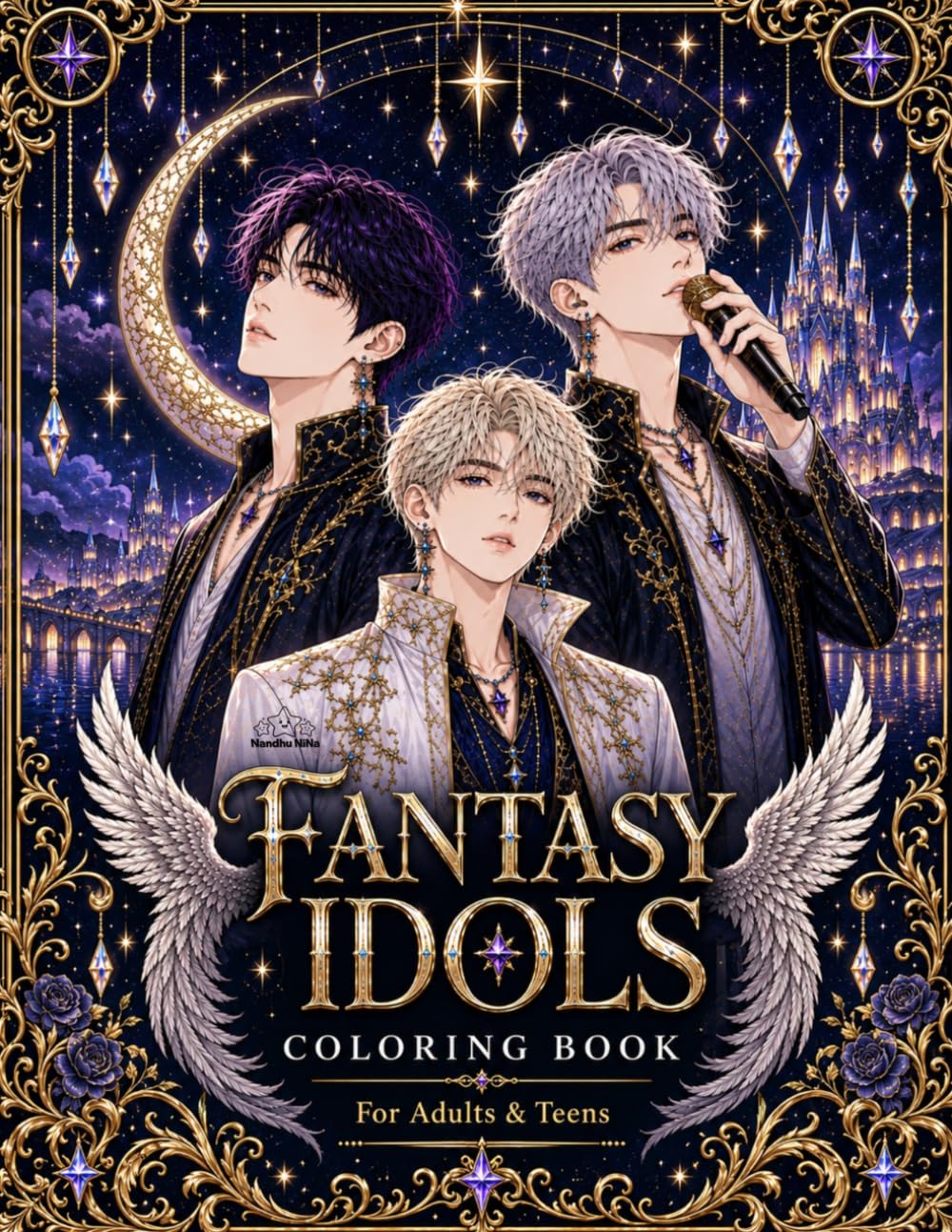capítulo por capítulo baixar Fantasy Idols Coloring Book: Original Fantasy IOriginal Fantasy Idols, Magical Worlds & Elegant Male Characters (Idol Vibes Coloring Series: Male Edition)