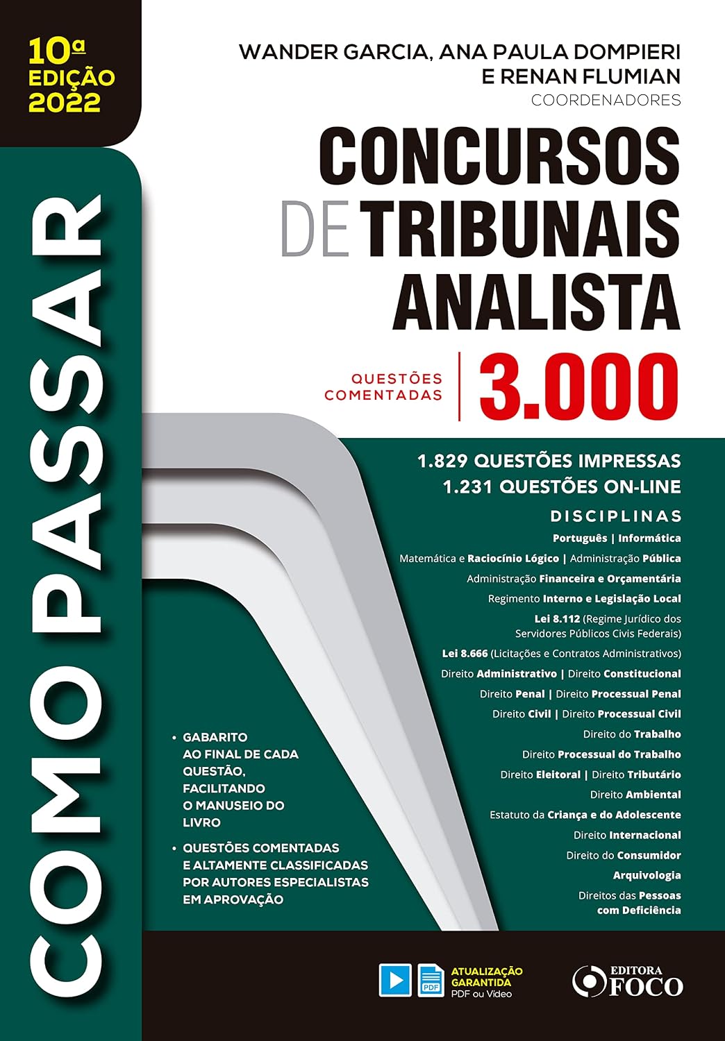 Concursos de tribunais analista: 3.000 questões comentadas (Como Passar) baixar o livro de graça