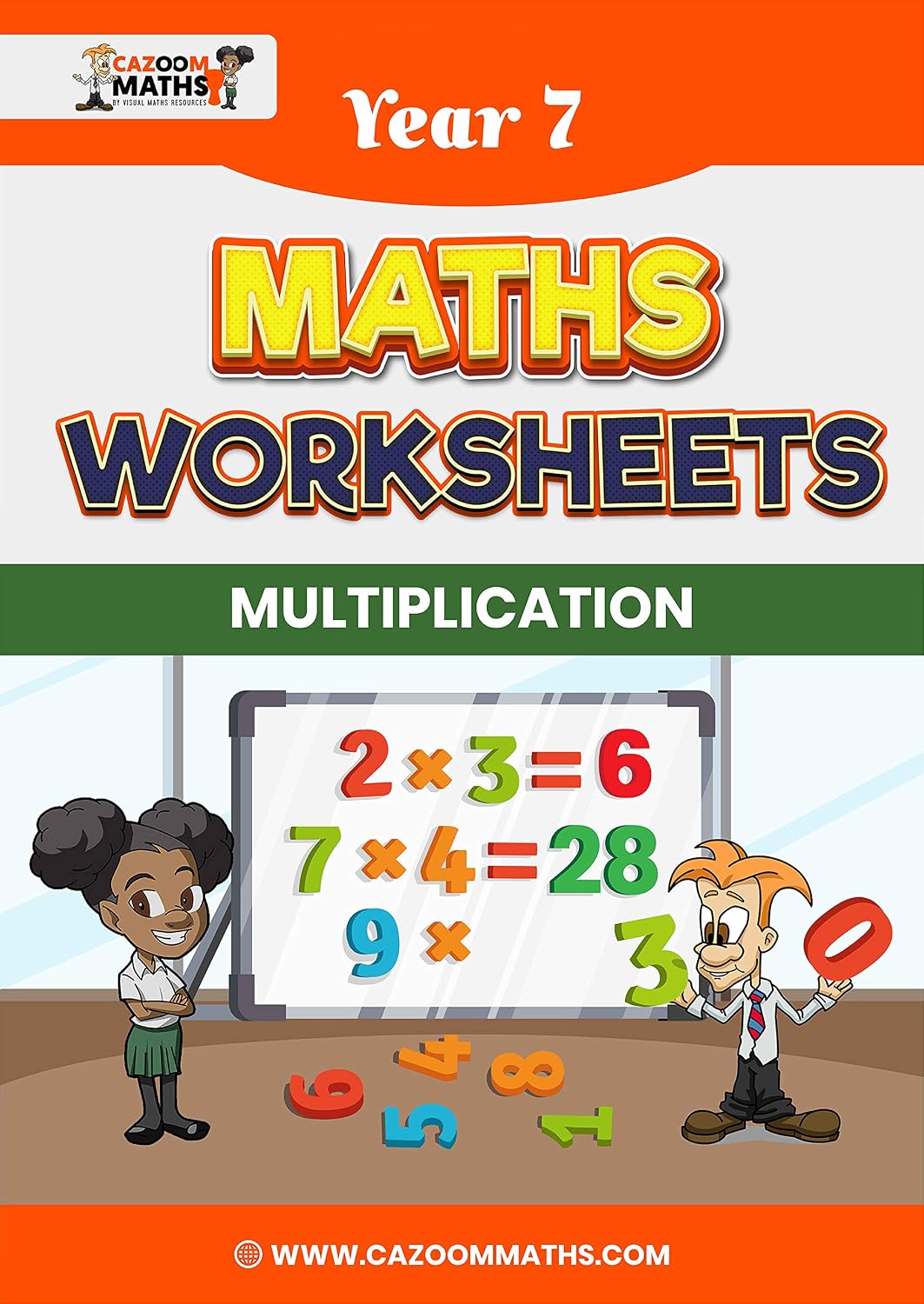 capítulo por capítulo baixar Year 7 Maths Worksheets: Mental Methods - Multiplication (English Edition)