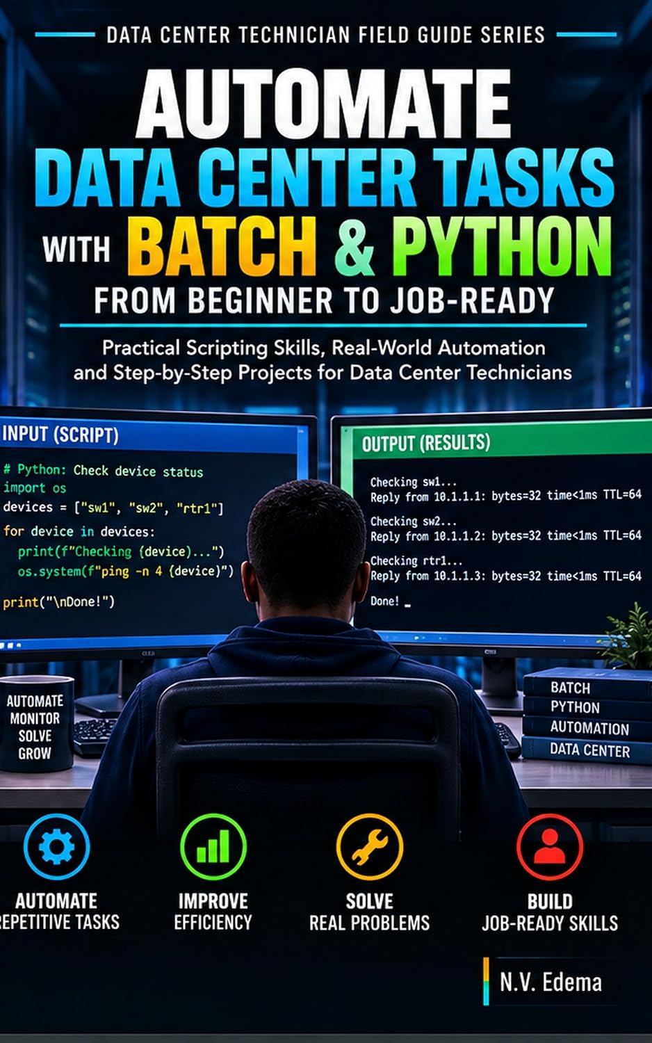 capítulo por capítulo baixar Data Center Automation & Scripting: A Practical Guide to Bash and Python Scripting, Version Control, Infrastructure as Code, Ansible, APIs, and Workflow... Data Center Career Series) (English Edition)
