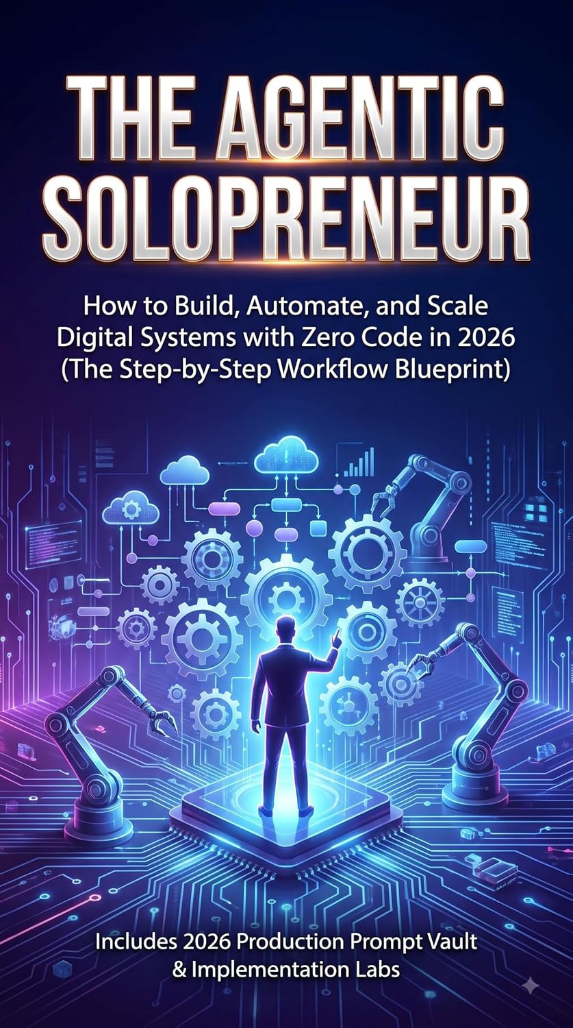 ler totalmente THE AGENTIC SOLOPRENEUR: How to Build, Automate, and Scale Digital Systems with Zero Code in 2026 (The Step-by-Step Workflow Blueprint) (English Edition)