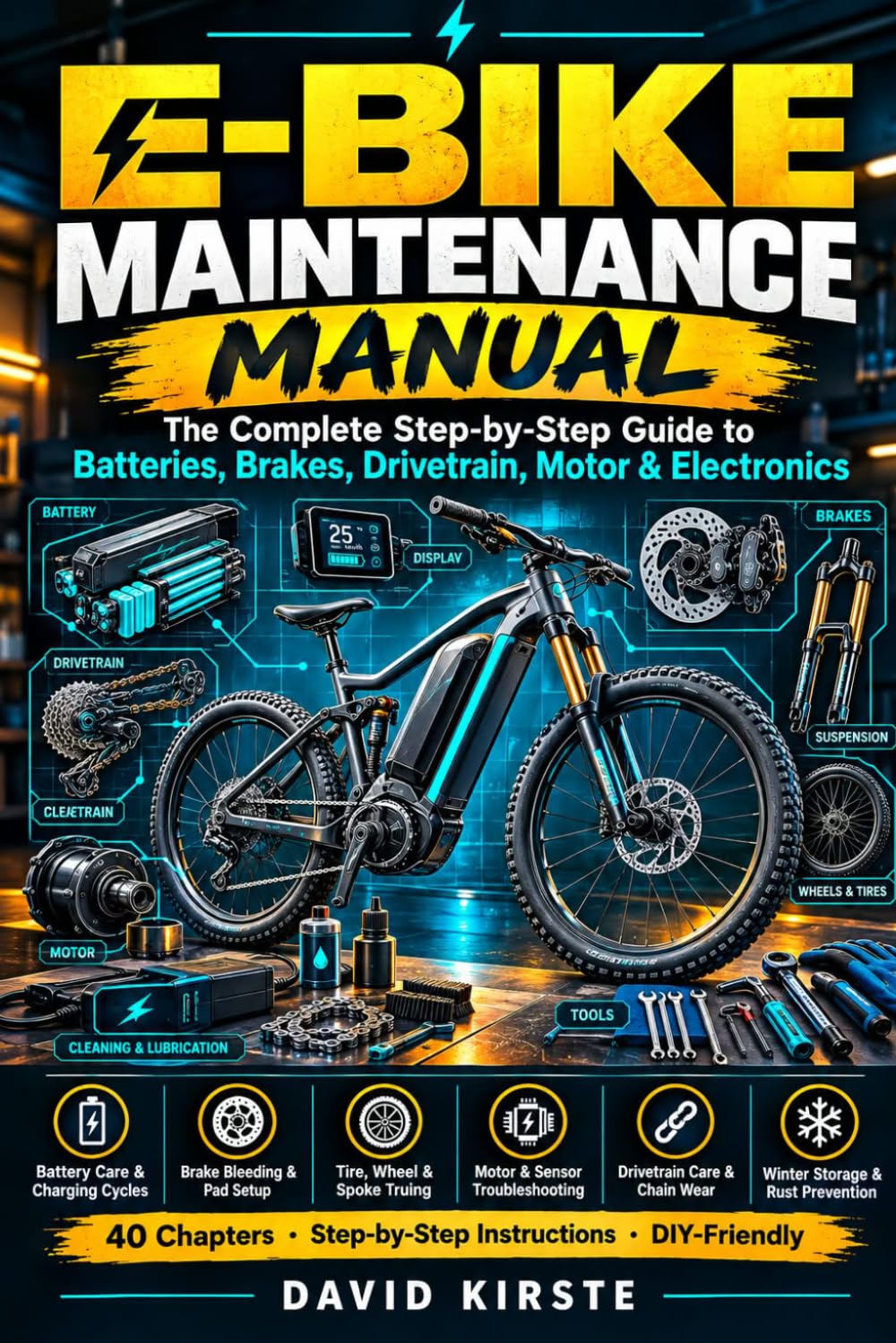 E-Bike Maintenance Manual: A Step-by-Step Guide to Battery Care, Brakes, Drivetrain, and Troubleshooting for Every Rider baixar o livro de graça
