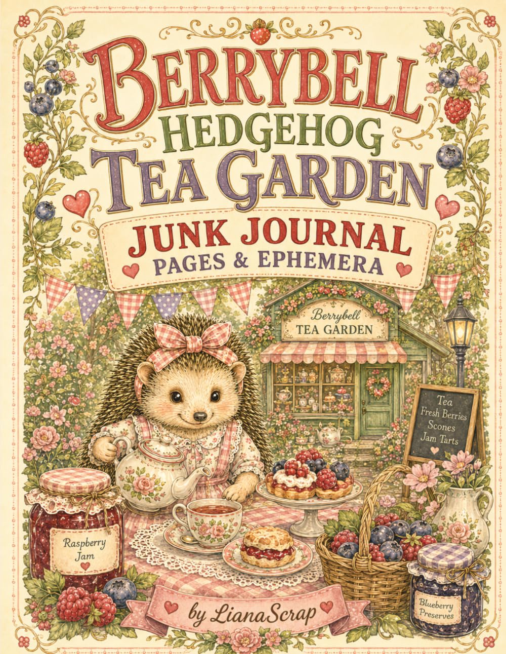capítulo por capítulo baixar Berrybell Hedgehog Tea Garden: Junk Journal Pages & Ephemera
