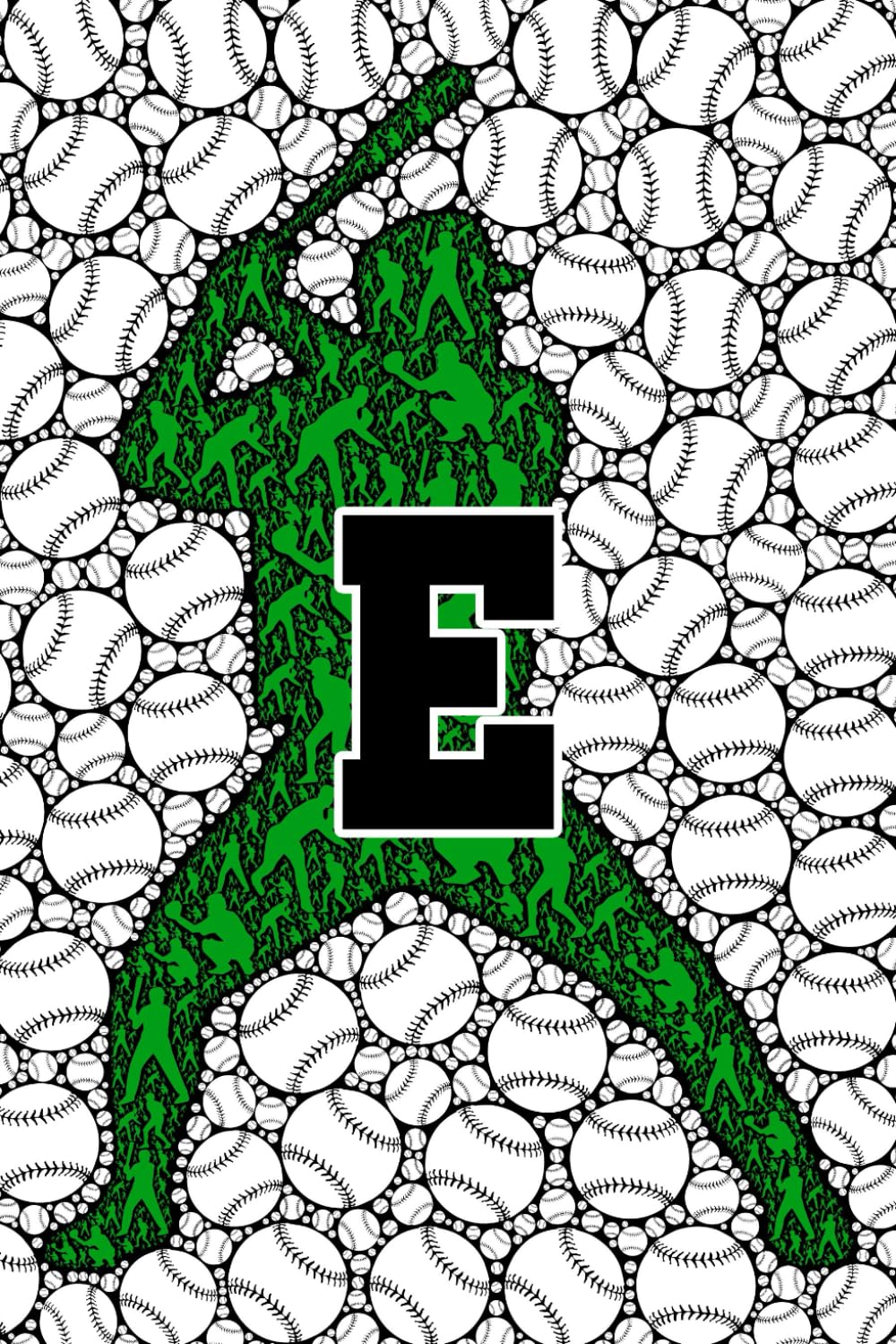 E: Letter "E" Initial Baseball Player Personalized Name Monogram Notebook Gift - College-Ruled Personal Journal, Writing Pad, or Diary for Sports Fans - 110 Pages, 6x9 baixar o livro de graça