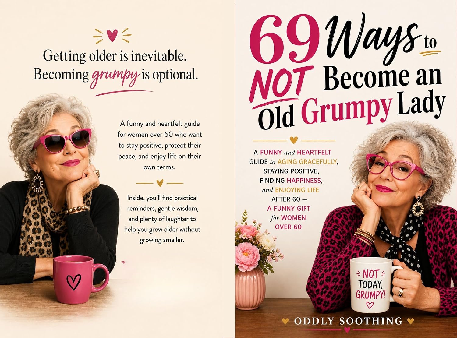 ler totalmente 69 Ways to NOT Become an Old Grumpy Lady: A Funny and Heartfelt Guide to Aging Gracefully, Staying Positive, Finding Happiness, and Enjoying Life — A Funny Gift for Women Over 60 (English Edition)