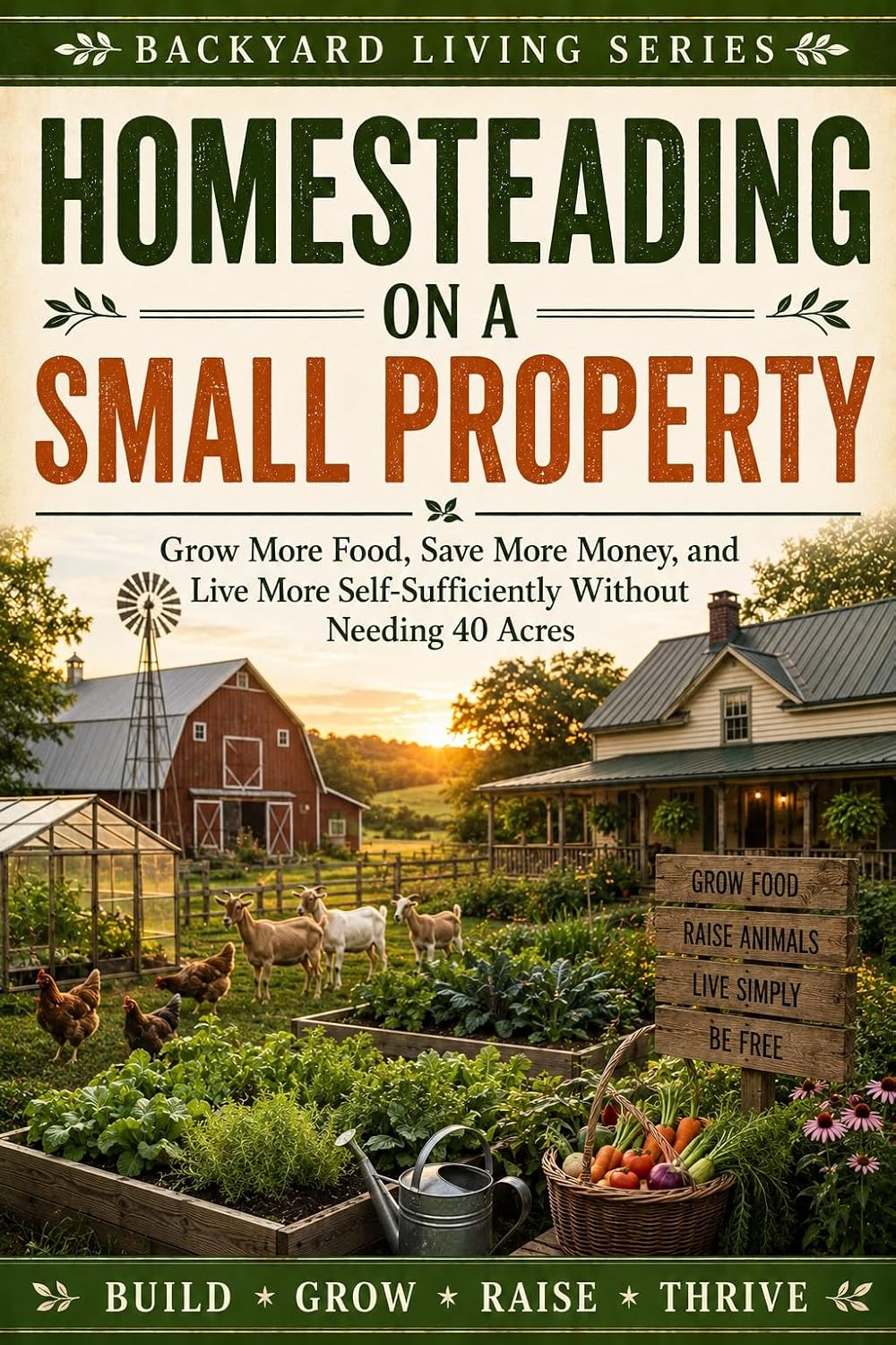 ler totalmente Homesteading on a Small Property: Grow More Food, Save More Money, and Live More Self-Sufficiently Without Needing 40 Acres (Backyard Living) (English Edition)