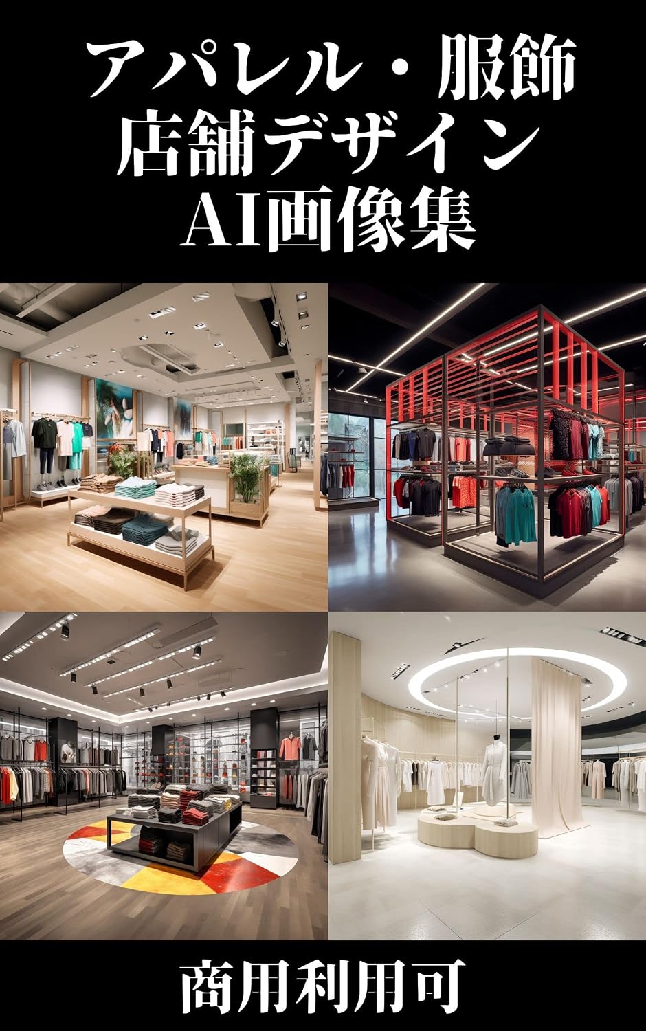 Apparel clothing store design AI image collection: Exhibits displays lighting color schemes etc (Japanese Edition) baixar livro de graça