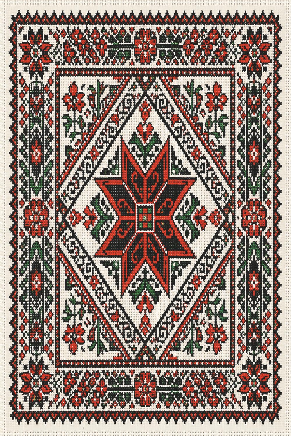 ler totalmente Palestinian Tatreez Heritage Notebook: Traditional Geometric Embroidery Journal for Writing Notes Planning and Creative Ideas