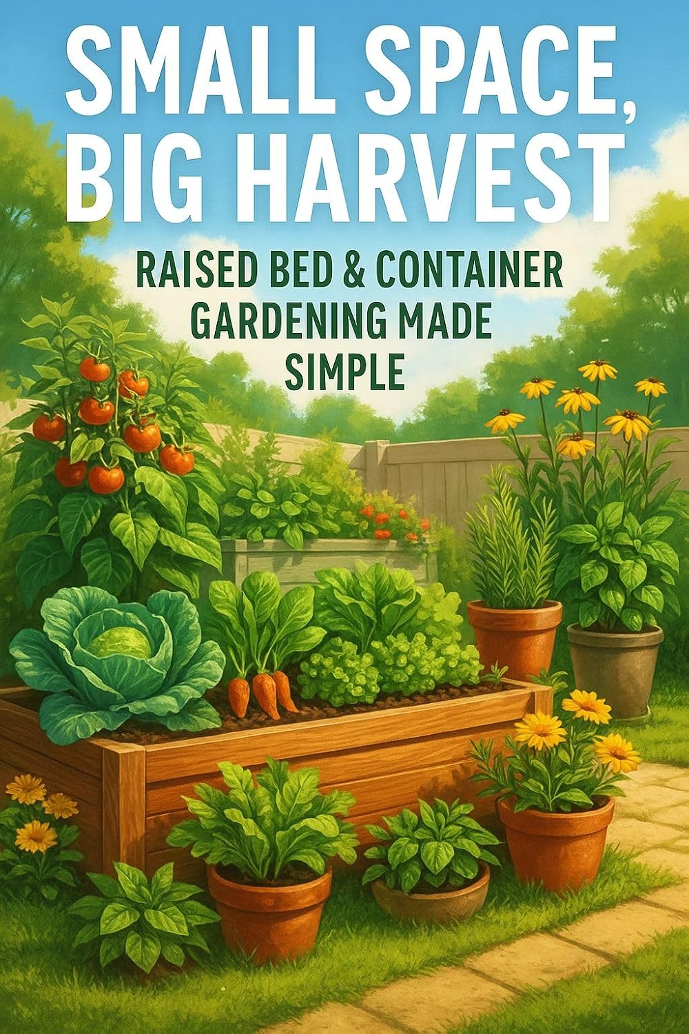 ler totalmente Small Space, Big Harvest – Raised Bed & Container Gardening Made Simple: A Beginner’s Guide to Growing Fresh Food, Herbs & Flowers—Even in the Tiniest Spaces (English Edition)
