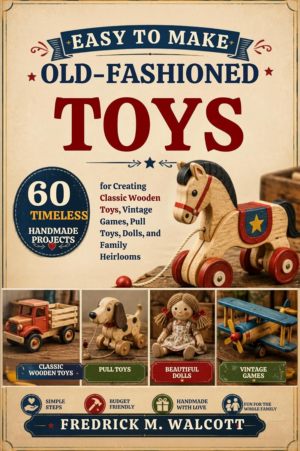Easy to Make Old-Fashioned Toys: 60 Timeless Handmade Projects for Creating Classic Wooden Toys, Vintage Games, Pull Toys, Dolls, and Family Heirlooms (English Edition) baixar o livro de graça