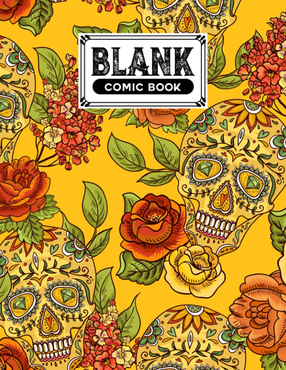 Blank Comic Book: Skull Cover Blank Comic Book, Create Your Own Story, Journal, Notebook, Sketchbook for Kids and Adults, 120 Pages - Size 8.5" x 11" Notebook by Jakob Block baixar livro de graça