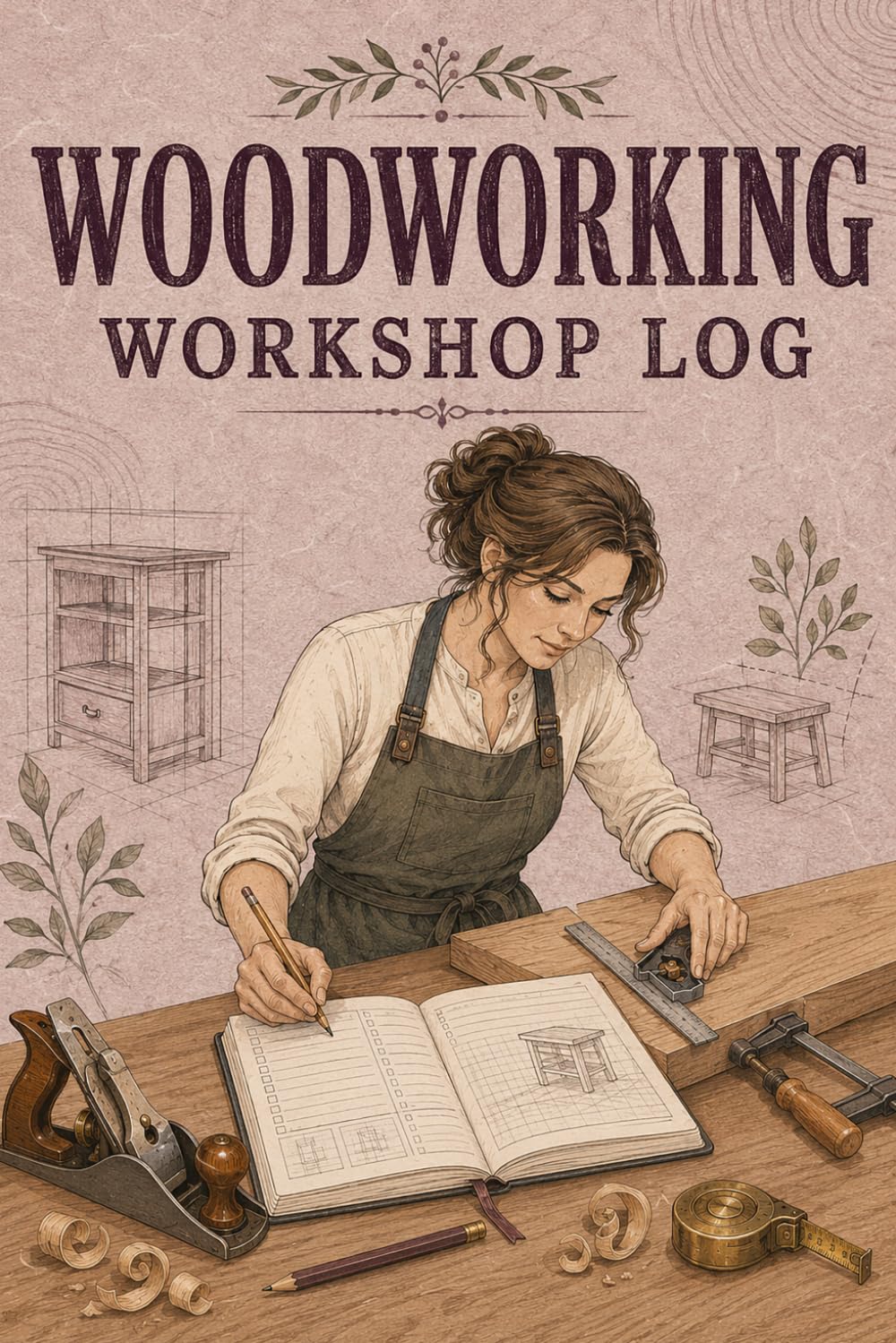 Woodworking Workshop Log: Practical Shop Record for Craftsmen Tracking Project Progress, Tool Usage, Material Inventory, Build Stages, Design Changes, and Workshop Notes baixar livro de graça