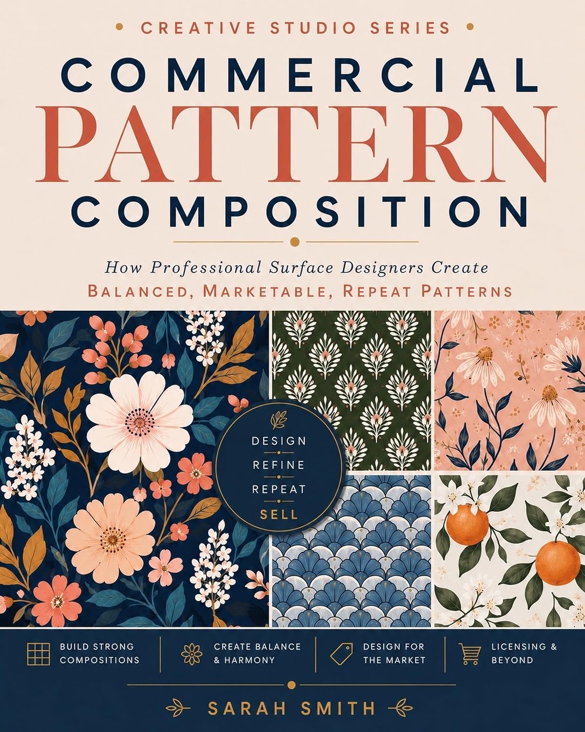 ler totalmente Commercial Pattern Composition: How Professional Surface Designers Create Balanced, Marketable, Repeat Patterns (The Creative Studio Series Book 22) (English Edition)