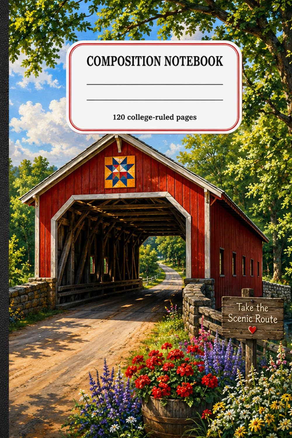 capítulo por capítulo baixar Covered Bridge Composition Notebook: A College Ruled Lined Notebook for Covered Bridge, Country Road, and Scenic Americana Lovers