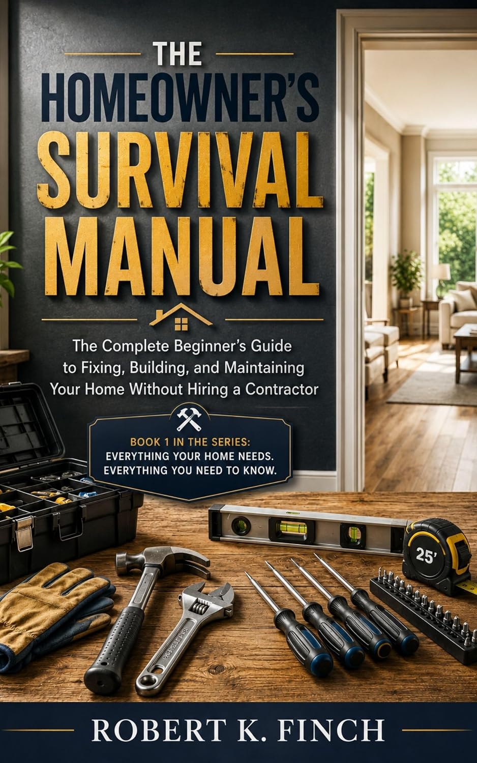 ler totalmente THE HOMEOWNER'S SURVIVAL MANUAL: The Complete Beginner's Guide to Fixing, Building, and Maintaining Your Home Without Hiring a Contractor ("Everything... You Need to Know." Book 1) (English Edition)