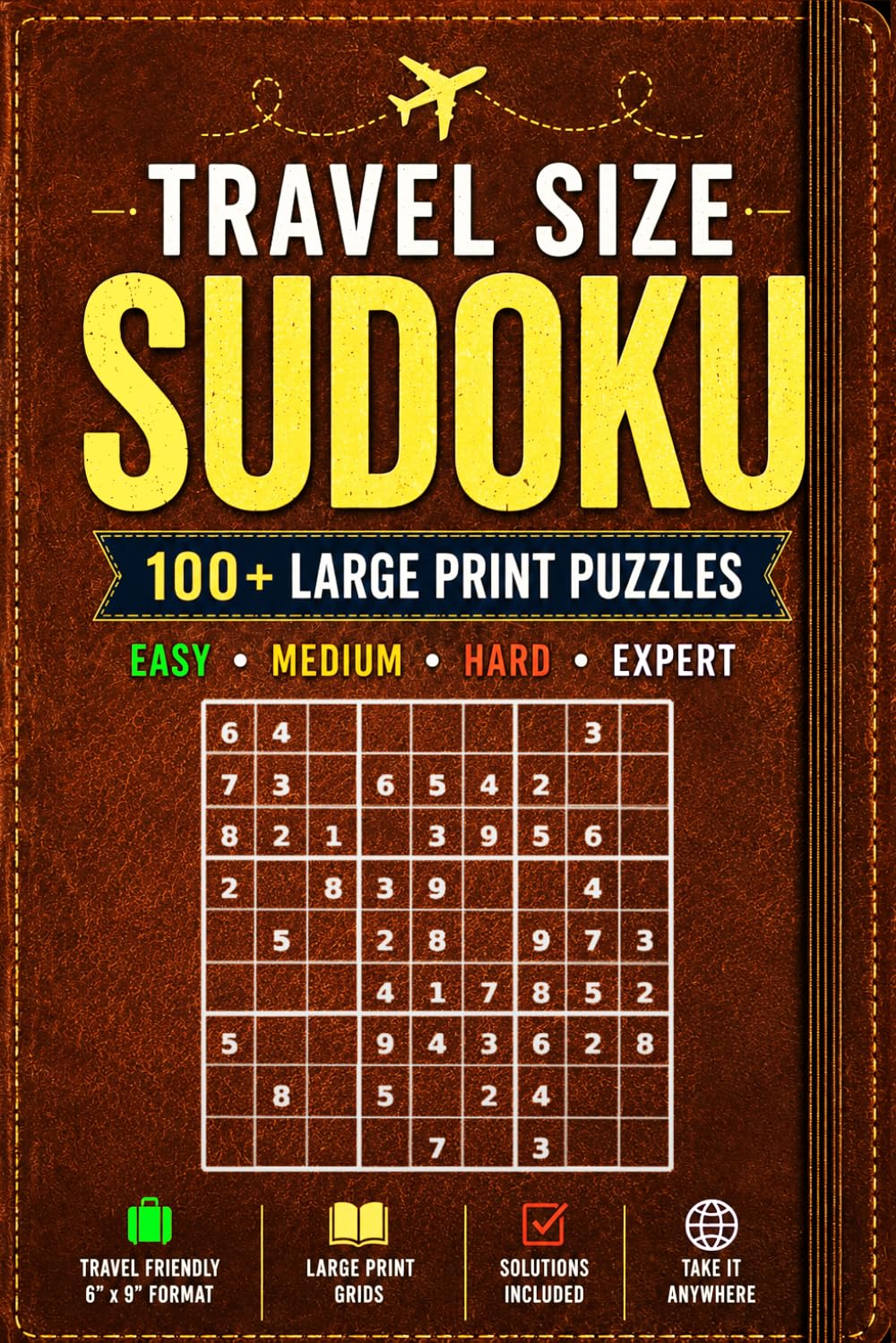 ler totalmente Travel Size Sudoku: Two Puzzles Per Page | Easy, Medium, Hard & Expert | Large Print Puzzle Book | The Perfect Gift for Puzzle Lovers (Sudoku Collection Extra Large Print)