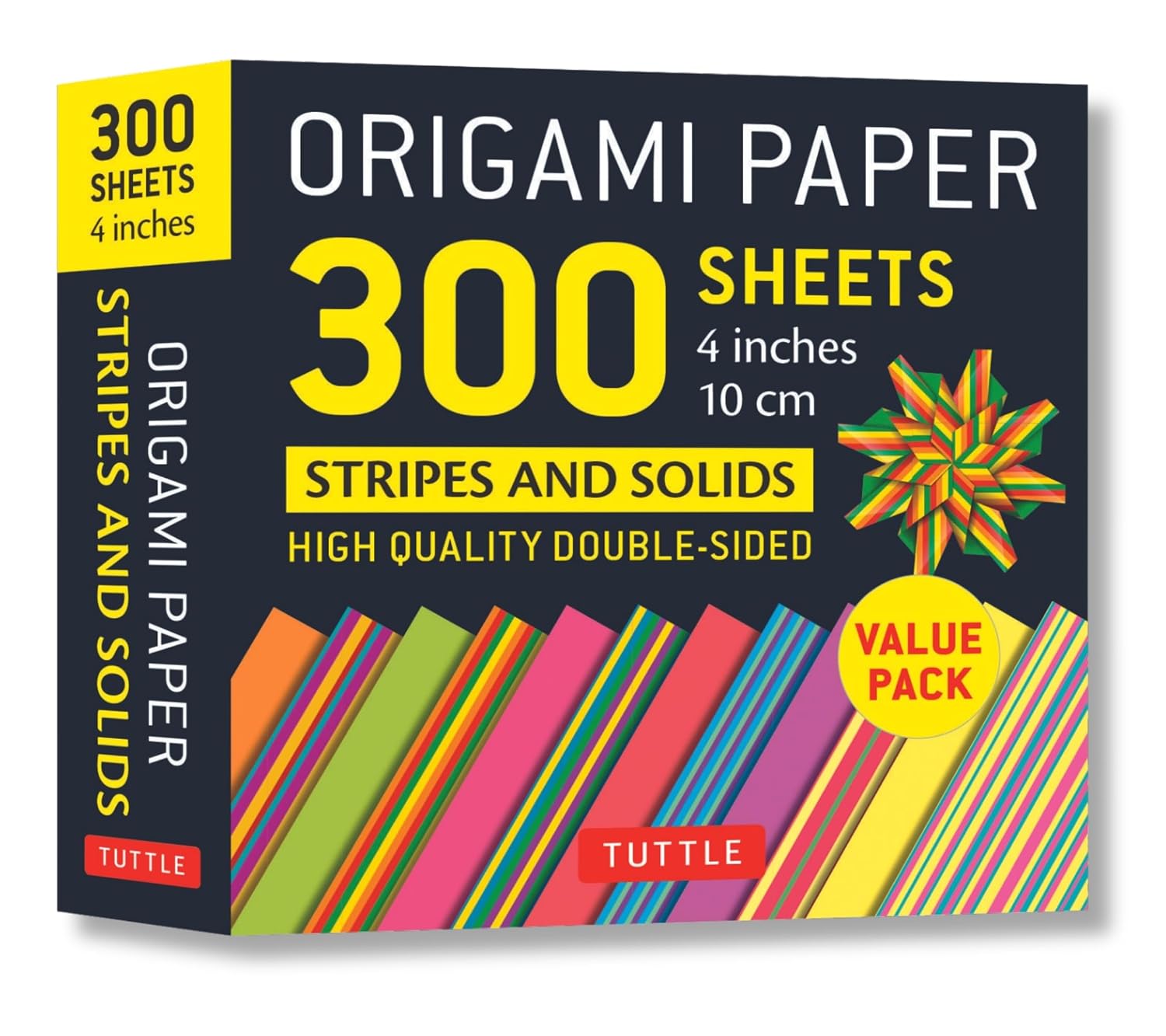 Origami Paper 300 Sheets Stripes and Solids 4 (10 CM): Tuttle Origami Paper: Double-Sided Origami Sheets Printed with 12 Different Designs baixar o livro de graça