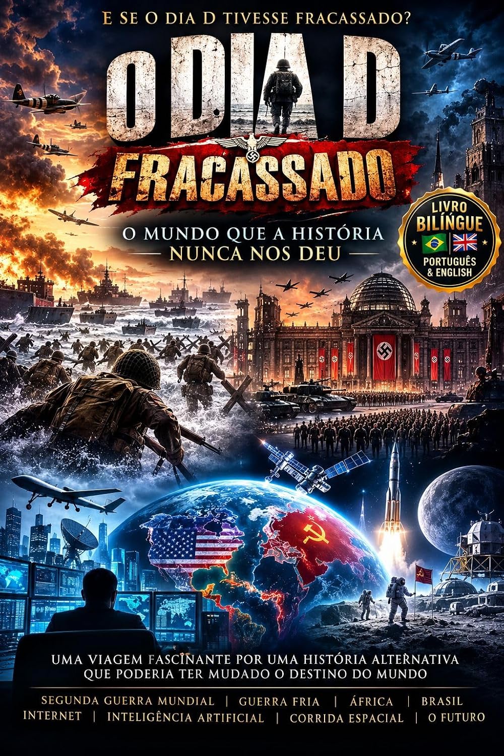 ler totalmente 1944–2026: A LINHA DO TEMPO QUE NUNCA ACONTECEU: Do Dia D e da Batalha da Normandia a um mundo transformado por uma vitória do Eixo