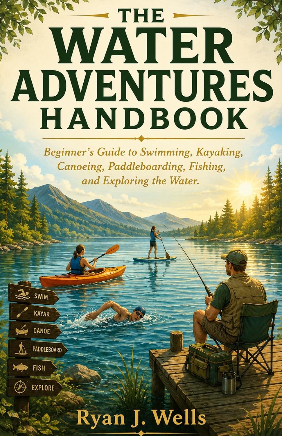 capítulo por capítulo baixar THE WATER ADVENTURES HANDBOOK: Beginner's Guide to Swimming, Kayaking, Canoeing, Paddleboarding, Fishing, and Exploring the Water (English Edition)