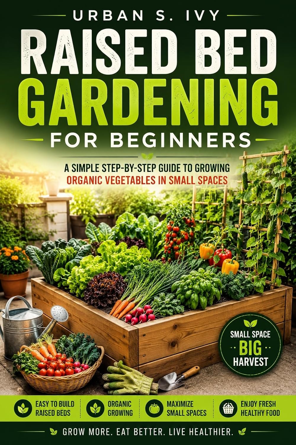 ler totalmente Raised Bed Gardening for Beginners: A Simple Step-by-Step Guide to Growing Organic Vegetables in Small Spaces (English Edition)