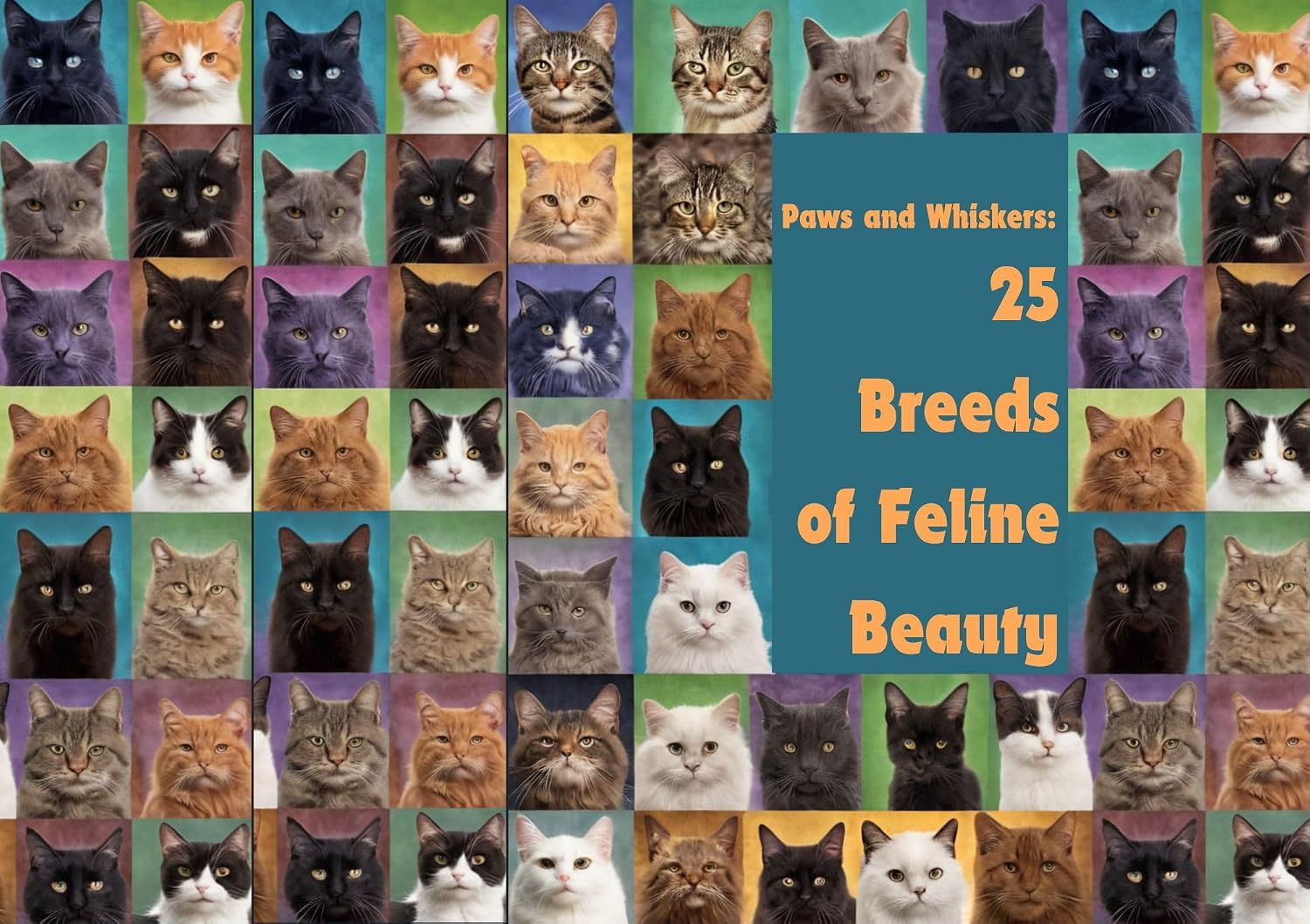 ler totalmente Paws and Whiskers: 25 Breeds of Feline Beauty (English Edition)