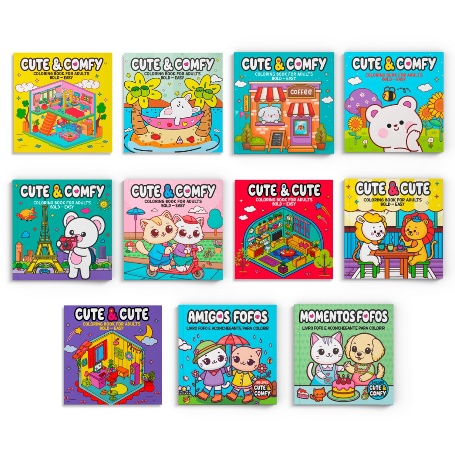 Coleção Coloring Book for Adults - Kit com 11 Livros de Colorir Adulto baixar o livro de graça