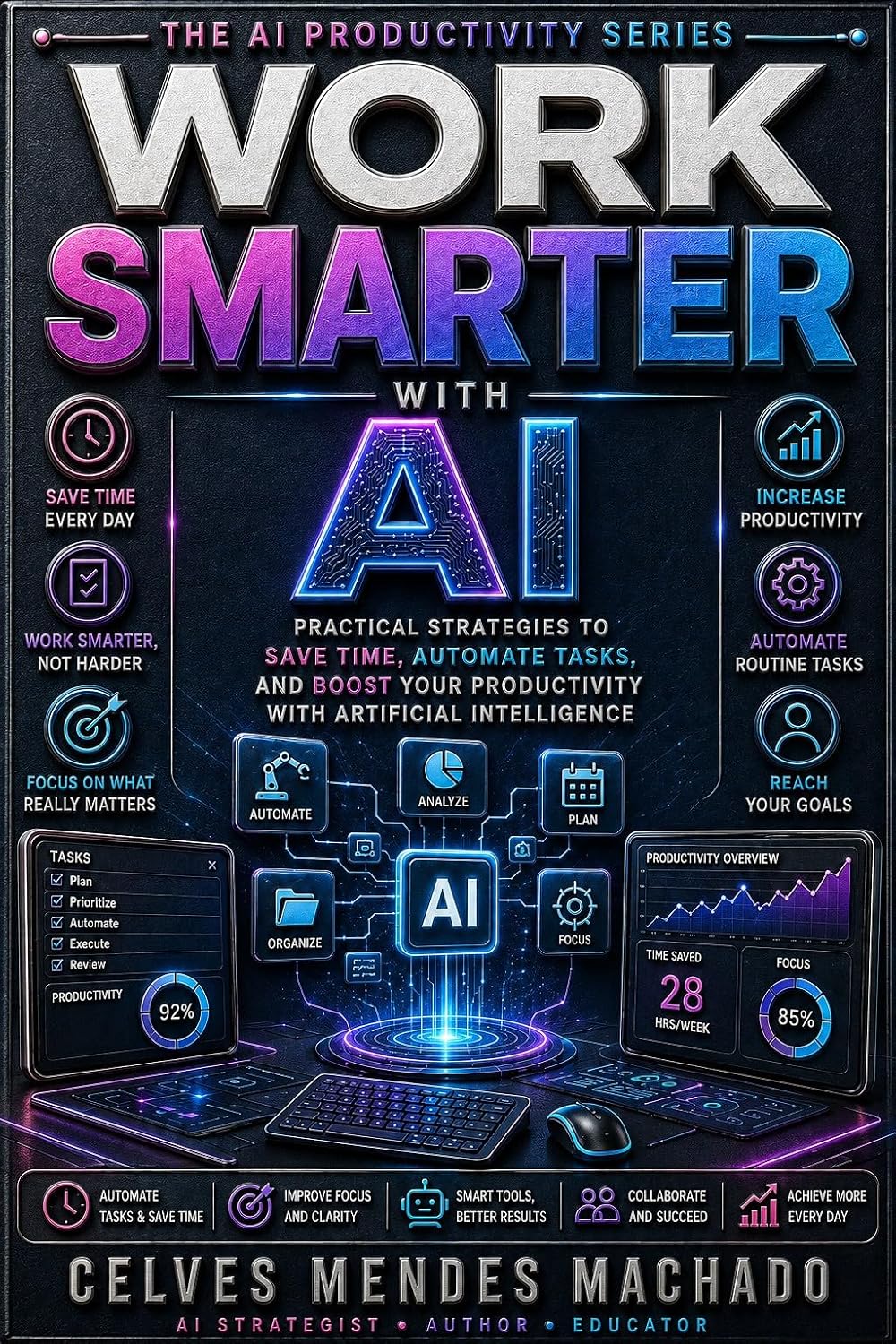 ler totalmente Work Smarter with AI: Practical Strategies to Save Time, Automate Tasks, and Boost Your Productivity with Artificial Intelligence (The AI Productivity Series Book 2) (English Edition)