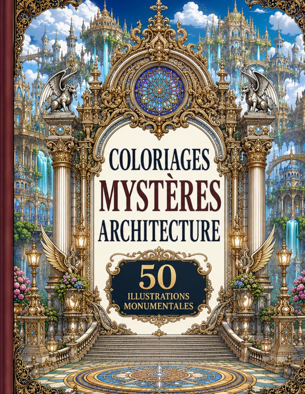 COLORIAGES MYSTÈRES ARCHITECTURE 50 Illustrations Monumentales: 50 Chefs-d'œuvre Monumentaux – Cathédrales, Palais, Villes du Monde et Architecture... - Coloriage pour adulte (French Edition) baixar livro de graça