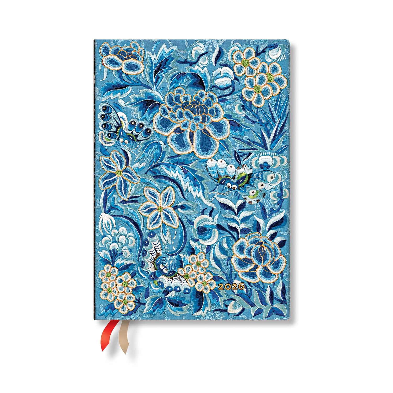 capítulo por capítulo baixar Paperblanks | 2026 Blue Willow | Celebrate Hanfu | 12-Month Planner Flexis | Midi | Horizontal | Elastic Band | 176 Pg | 100 GSM