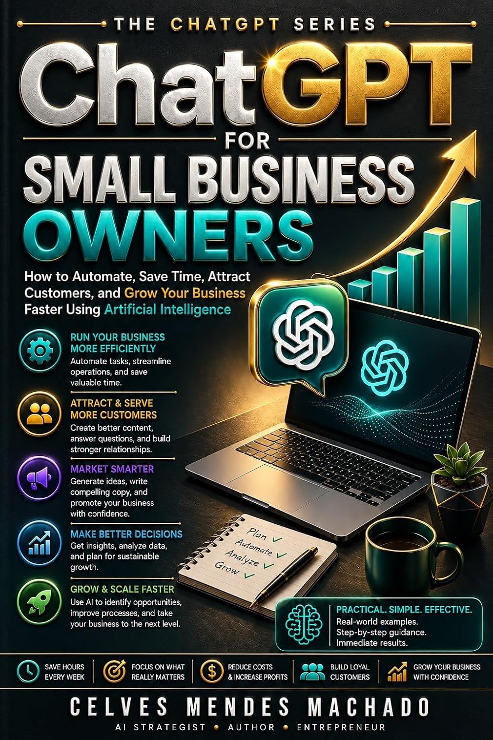 capítulo por capítulo baixar ChatGPT for Small Business Owners: How to Automate, Save Time, Attract Customers, and Grow Your Business Faster Using Artificial Intelligence (The ChatGPT Series Book 1) (English Edition)