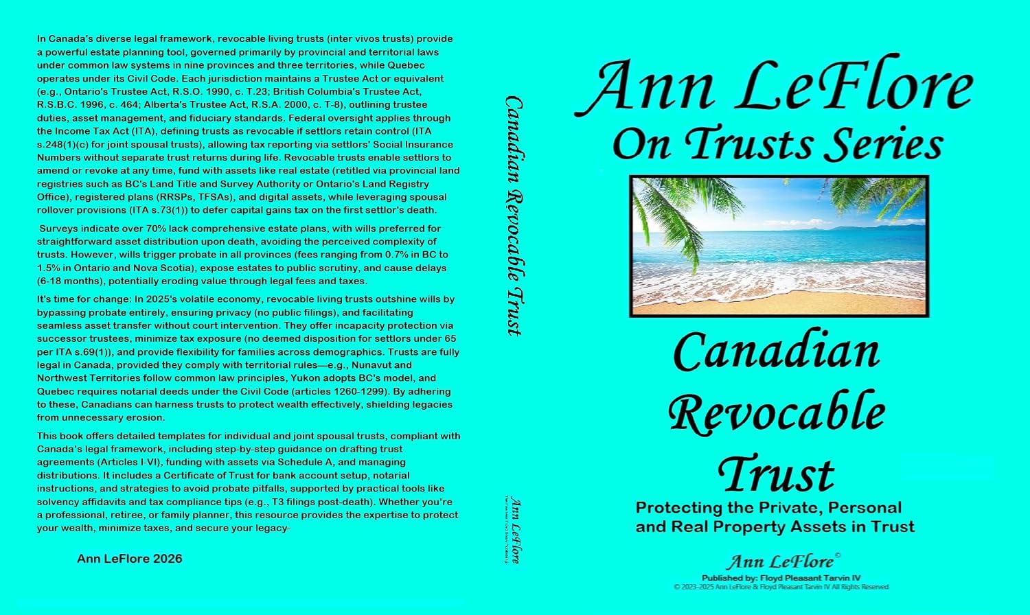 Canadian Revocable Trust: Protecting the Private, Personal and Real Properties and Assets (Ann LeFlore - On Trusts Series) (English Edition) baixar livro de graça