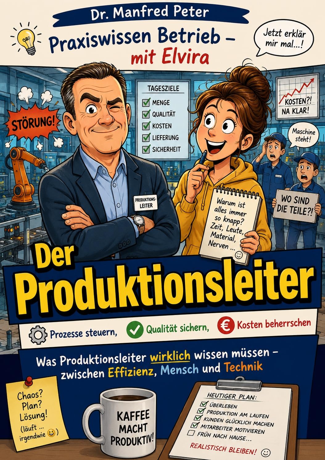 Der Produktionsleiter: Prozesse steuern, Qualität sichern, Kosten beherrschen Was Produktionsleiter wirklich wissen müssen – zwischen Effizienz, Mensch... Betrieb – mit Elvira 4) (German Edition) baixar livro de graça