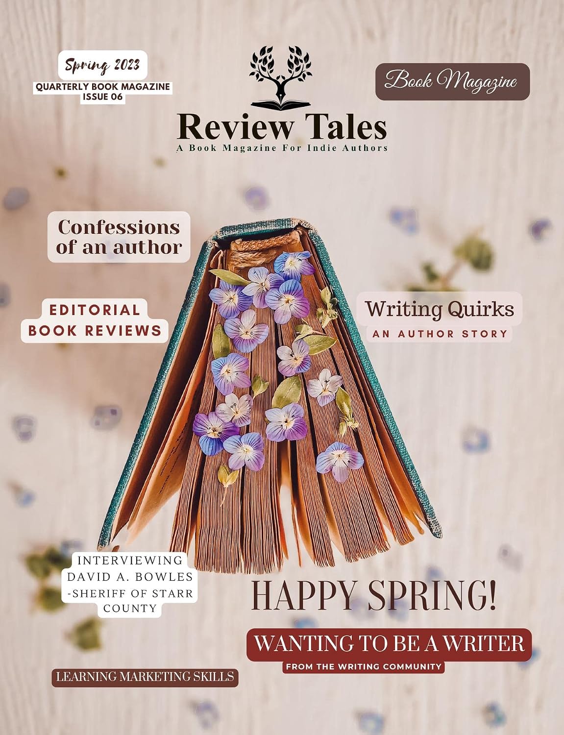 ler totalmente Review Tales - A Book Magazine For Indie Authors - 6th Edition (Spring 2023) (English Edition)