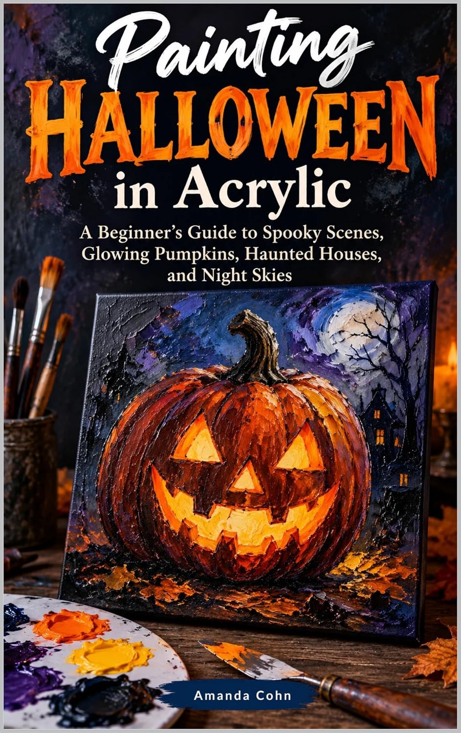 Painting Halloween in Acrylic: A Beginner’s Guide to Spooky Scenes, Glowing Pumpkins, Haunted Houses, and Night Skies (Creative Acrylic) (English Edition) baixar livro de graça