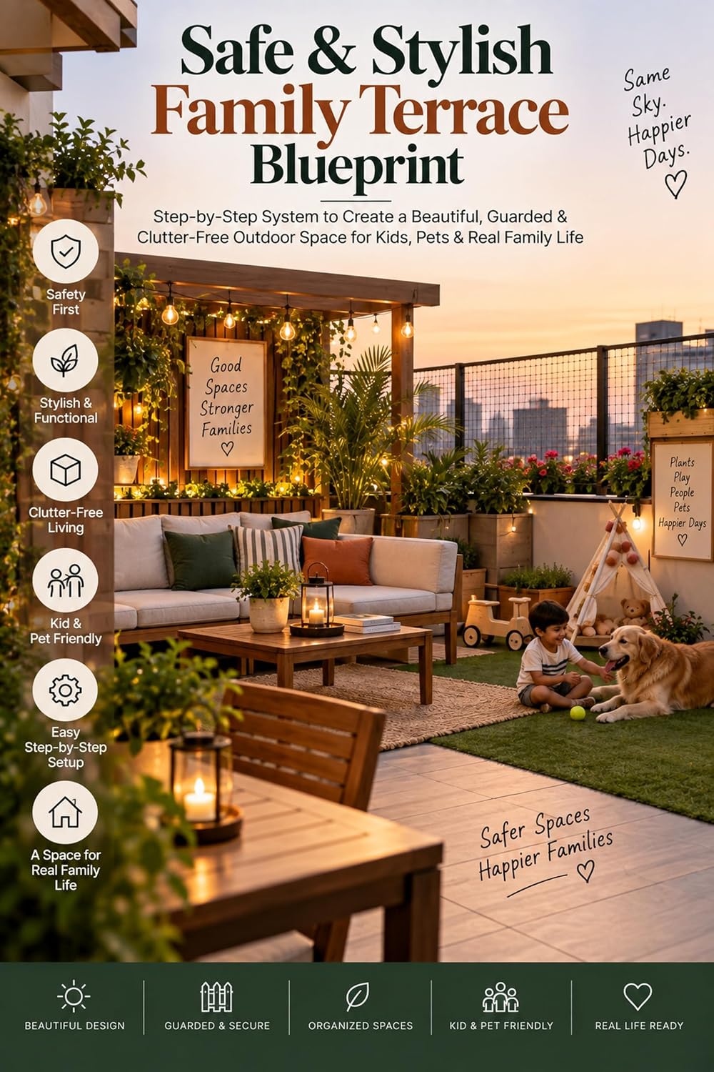 Safe & Stylish Family Terrace Blueprint: Step-by-Step System to Create a Beautiful, Guarded & Clutter-Free Outdoor Space for Kids, Pets & Real Family Life... Home, Transform Your Mind) (English Edition) baixar livro de graça