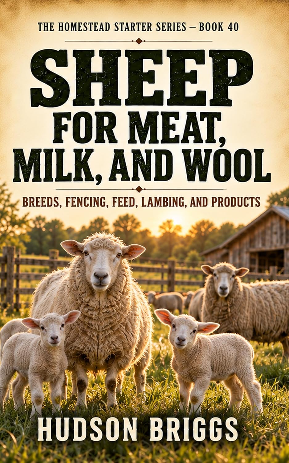 capítulo por capítulo baixar Sheep for Meat, Milk, and Wool: Breeds, Fencing, Feed, Lambing, and Products (The Homestead Starter Series Book 40) (English Edition)