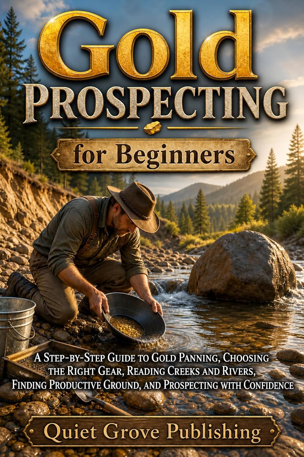 ler totalmente Gold Prospecting for Beginners: A Step-by-Step Guide to Gold Panning, Choosing the Right Gear, Reading Creeks and Rivers, Finding Productive Ground, and... Hidden Treasure Guides) (English Edition)
