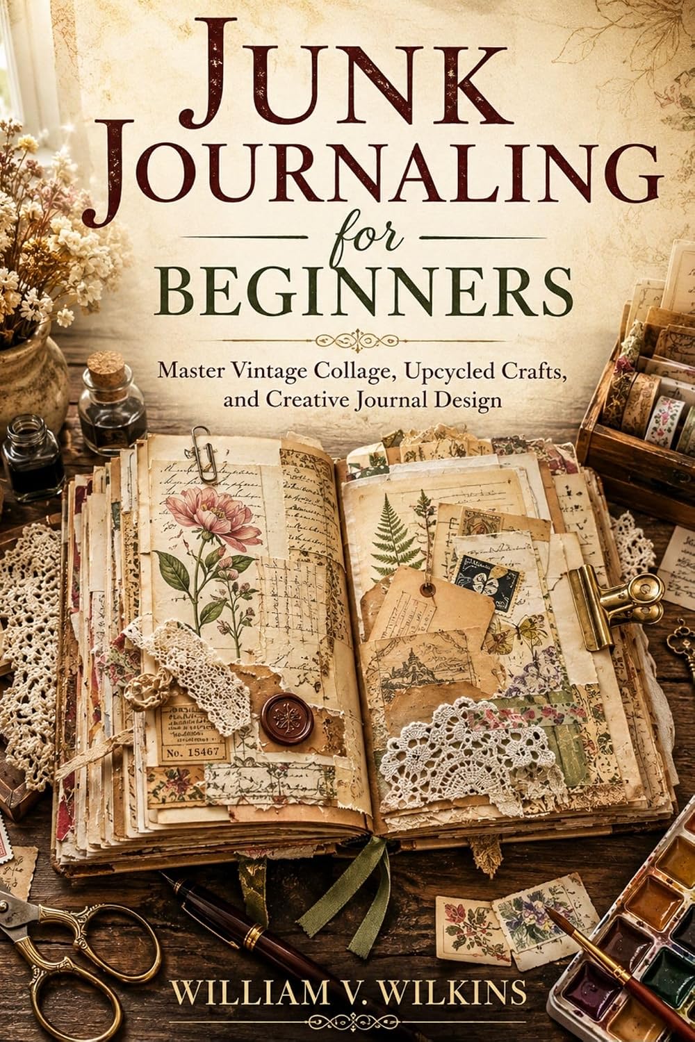 ler totalmente Junk Journaling for Beginners: Master Vintage Collage, Upcycled Crafts, and Creative Journal Design (English Edition)