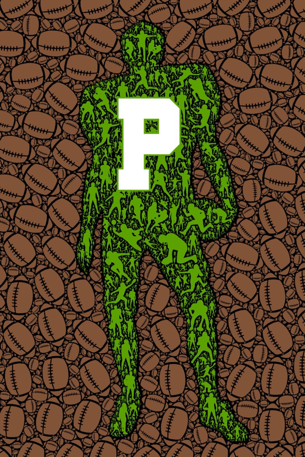 ler totalmente P: Letter "P" Initial American Football Player and Sports Ball Personalized Name Monogram Notebook - College-Ruled Personal Journal, Writing Pad, or Diary for Football Fans - 110 Pages, 6x9