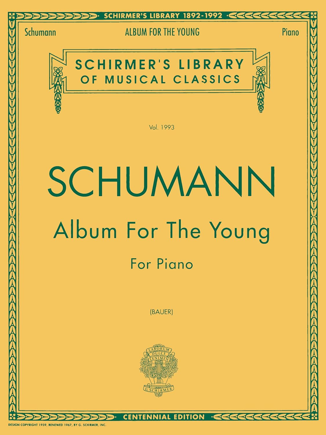 Album for the Young, Op. 68: Schirmer Library of Classics Volume 1993 Piano Solo baixar o livro de graça