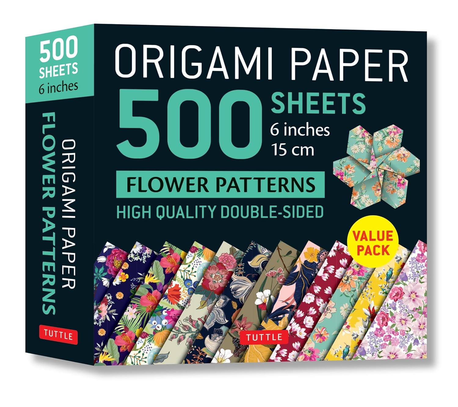 Origami Paper 500 Sheets Flower Patterns 6 (15 CM): Tuttle Origami Paper: Double-Sided Origami Sheets Printed with 12 Different Patterns (Instructions for 6 Projects Included) baixar livro de graça