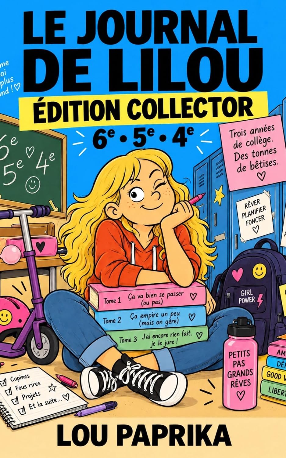 LE JOURNAL DE LILOU: Édition Collector — Trois années de collège, des tonnes de bêtises: Elle a survécu à la 6e. À la 5e. Et même à la 4e. Il fallait... ça. (Les Années de Lilou) (French Edition) baixar livro de graça