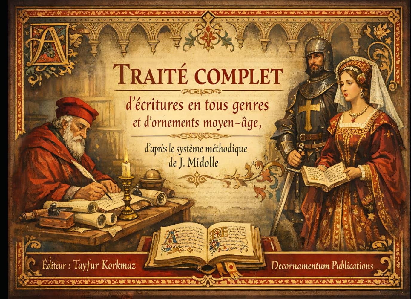 ler totalmente Traité complet d’écritures en tous genres et d’ornements moyen-âge, d’après le systême méthodique de J. Midolle: Complete Treatise on All Styles of... System of J. Midolle (French Edition)