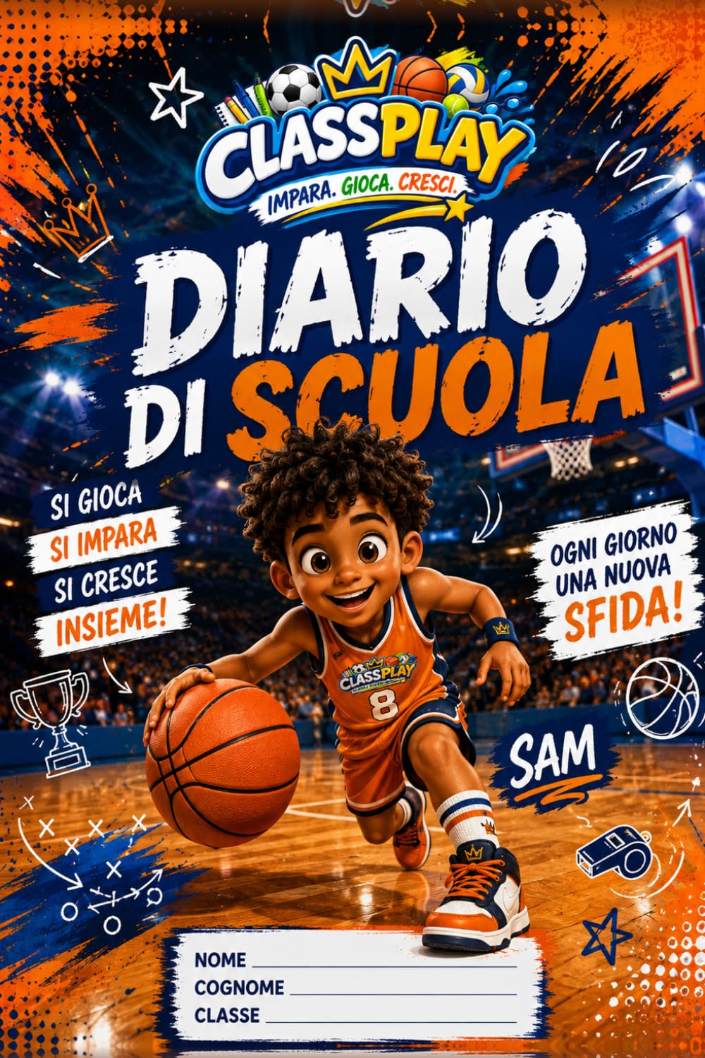 capítulo por capítulo baixar Diario di scuola 2026/2027: Agenda giornaliera per bambini a tema basket, con spazio per compiti, orario settimanale e comunicazioni scuola-famiglia (Italian Edition)