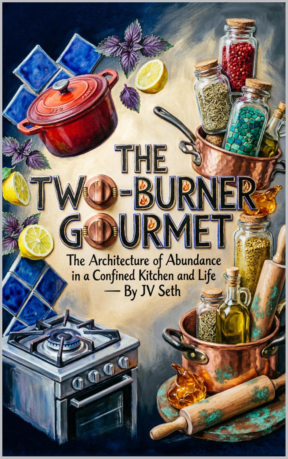 capítulo por capítulo baixar THE TWO-BURNER GOURMET The Architecture of Abundance in a Confined Kitchen and Life (Hard Life Problems Worth Solving) (English Edition)