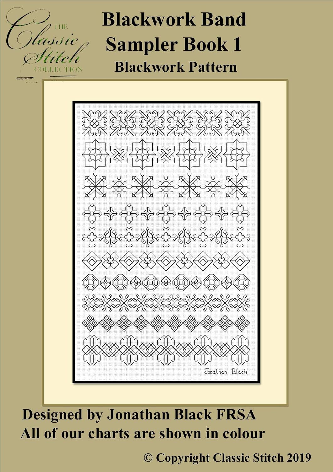 Blackwork Band Sampler Book 1 Blackwork Pattern (English Edition) baixar livro de graça